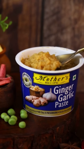 Mothers Recipe Ginger Garlic Paste cup 300g from India ( NO PRESSERVATIVES) Healthy Option