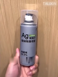 Shoe Deodorizer Spray Ag+ Eliminates Odor at the Source Quick Dry for Shoes Boots Sneakers Helmet