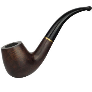 Traditional Tri-Function Wooden Tobacco Pipe for Men