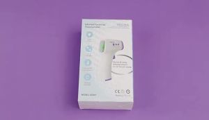 AiQUE Baby Digital Infrared Forehead Thermometer Fever Contactless Clinical Electronic Medical Temperature Meter Adult