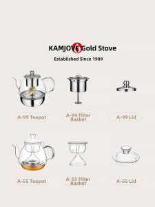 Kamjove | Genuine Replacement Glass Kettle with Lid