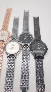 Jam Tangan Wanita Mewah Analog Rantai Stainless Steel Premium Elegan JR 4063