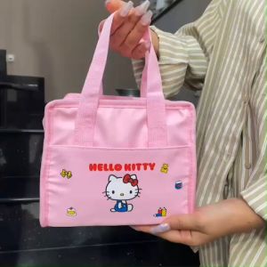 กระเป๋าเก็บอุณหภูมิ Sanrio Character งานลิขสิทธิ์แท้ มาใหม่ เหมาะสำหรับสำหรับใส่กล่องข้าว ใส่เครื่องสำอางค์ มีกันกระแทกได้ ขนาด 20×17×13 cm
