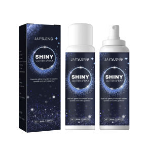 【Specil Discount】Jaysuing Shiny Glitter Spray Body Glitter Spray Hair Clothes Starry Shimmery Sparkling Makeup Halloween Christmas Birthdays Music Festival Sparkle Powder Shinny Body Spray 60ml
