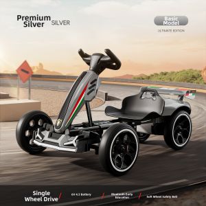 Electric Go Kart For Kids And Adults 4-Wheel Remote Control Toy Car No Assembly Required