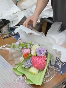 20Set/40 Lembar Kertas Buket Sayap Kupu Kupu Butterfly Wings Transparant Cellophane Wrapping Paper KB55