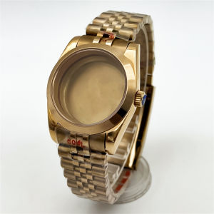 36mm 39mm Watch Case With Strap Sapphire Glass For NH34 NH35 NH36 ETA2824 PT5000 ST2130 Miyota DG ETA2836 Movement Watch Parts