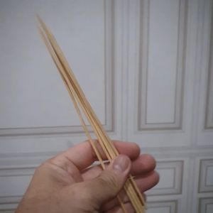 Tusuk Sate Repack (+- 100 pcs) Bambu Import / Higienis / Bambu / Bahan Natural Halus & Anti Jamur Kualitas PREMIUM