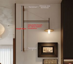 DILUNBIYA | Customized Partition Vintage Swing Arm Luxury Wall Light