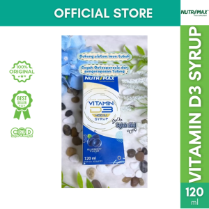 NUTRIMAX Vitamin D3 400 IU Syrup | Anak Bumil Vegan Imunitas Kekebalan Tubuh Kesehatan Tulang Gigi