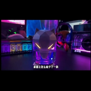 Wolf Air Humidifier Aroma Essential Oil Diffuser Portable Cool Mist Sprayer With LED Light for Home Office 香薰机 精油加湿器