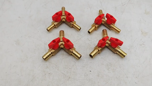 O-KAY Sambungan Selang Cabang 3 Tipe Y 3 Arah 3/8" Saklar Bonus Klem Selang