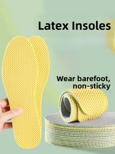 XIANZHAO | Ladies Thin Latex Shoe Inserts Soft Bottom Anti-Slip Breathable Absorbent Light Weight Comfortable For Bare Feet
