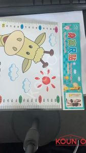 Dekorasi Wallpaper Sticker Dinding Grow Up Dekorasi Stiker Pengukur Tinggi Badan Anak Karakter Hewan Lucu