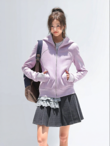 CHANT2nd | Petite Hooded Sweatshirt Outerwear