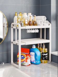 Kitchen 2/3Layer Storage Rack Microwave Oven Rack Desktop Adjustable Wide Oragnizer