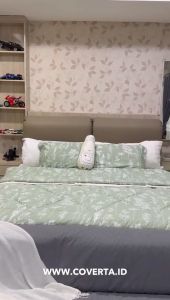 Sprei Bella Vista Katun Motif 160x200 / 180x200 / 200x200 tinggi 30cm