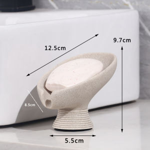 2025 New Soap Dish Draining Soap Holder Bathroom Luxury Suction Cup Household Cleaning Tools Soap Plate Box