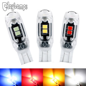 2/1PCS T10 W5W LED Bulbs 3030 5SMD Auto License Plate Light Instrument Lamp Wedge Light Car Parking Lights Turn Side Bulb 12V