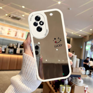 Nalize Mirror Face Smiley Soft Silicone Phone Case for Huawei Honor 400 300Pro 200 90GT 100 Women 80SE Protective Cover