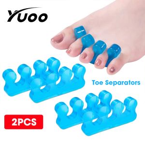YUOO 2pcs Toe Separators Pedicure Kit Toe Spacers Toenail Dividers to Relieve Orthopedic Bunion