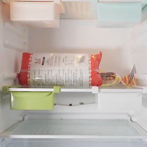 Dream Shelfe ลิ้นชักเพิ่มที่เก็บของในตู้เย็น กล่องเก็บของในตู้เย็น ลิ้นชักเก็บของใต้โต๊ะเอนกประสงค์ ที่เก็บของในตู้เย็น