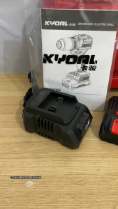KYOAL Mesin Bor 10mm 2 Baterai Kuat Multifungsi 21V KY-6065