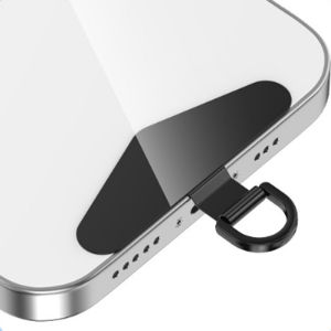 1/2 Sturdy Mobile Phone lanyard Clip Pad Stainless Steel Metal Ultra-thin Cellphone Connector Universal Patch for iPhone Xiaomi