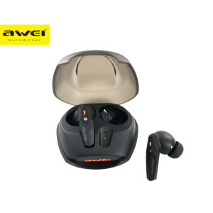 Awei T25 TWS True Wireless Gaming Bluetooth Earbuds with Charging Case Smart Touch Earphone HiFi Stereo Ulta-Low Lantecy