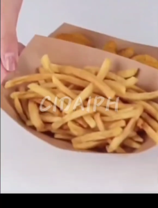 【COD】50PCS Disposable Kraft Paper Boat Trays –PE Coated Grease Resistant Tray For BBQPartyPicnicParties Hot Dogs