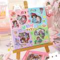 100 Lembar Sticker kuromi all Color Stiker Viral Momo melody. 