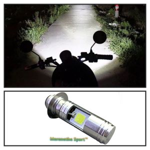 Lampu Led Motor depan motor LED PUTIH bebek & matic 2 sisi 18 titik AC DC H6 12v-80v