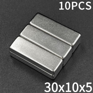 5/10 Cái Nam Châm Vĩnh Cửu Siêu Mạnh 30x10x5mm Dùng Cho Tủ Lạnh Xây Dựng Mô Hình Khoa Học - Nam Châm Khối Mạnh Mẽ 30mm X 10mm X 5mm