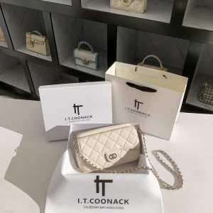 Luxury Small Square Bag 2025 New Style Crossbody Chain Diamond Pattern Single Shoulder Bag Youth Casual Pure Color PU Leather