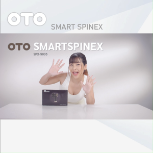 OTO Smart Spinex Portable Handheld Massager – Multi-Function Beauty & Massage Device with Heel Exfoliator Muscle Toning & Cellulite Reduction Attachments USB Rechargeable Lightweight Travel Self-Care Gadget Singapore SPX-500S