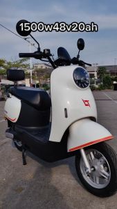 [ ติดตั้งรถแล้ว99% ราคาโปรโมชั่น]HAODU มอเตอร์ไซค์ ไฟฟ้า 1500W60V20AH มอเตอร์ไซค์ไฟฟ้า ไฟฟ้ารถจักรยานยนต์ brushless แม่เหล็กถาวรมอเตอร์ความเร็วสูงสุด 40 km / h ระดับ high-end หรูหรารถยนต์ไฟฟ้า 200 กก. โหลดรถจักรยานไฟ