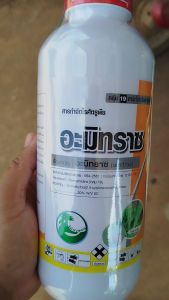 อะมิทราซ (Amitraz) 20% W/V EC ขนาด 1 ลิตร ใช้ป้องกันกำจัด ไรได้ทุกระยะ เช่น ไรแดง ไรแมงมุม ไรขาว