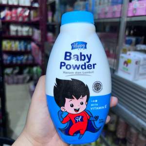 Happy Baby Powder 200 gr Bedak Tabur Bayi Warna Pink dan Biru