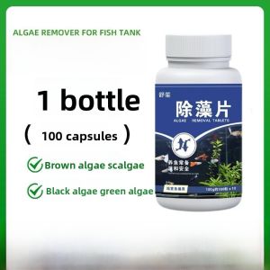 MONLEYTA | Fish Tank Algae Remover Tablets Brown Algae Green Algae Clearing Agent Aquatic Plant Removal Fish Safe Water Treatment