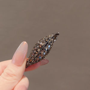 Kẹp Tóc Hình Mỏ Vịt Rỗng Thời Trang Hàn Quốc Mới Kẹp Tóc Mái Lệch Hình Lá Đa Năng Kẹp Tóc Trang Trí Tóc Kẹp Tóc Hợp Kim