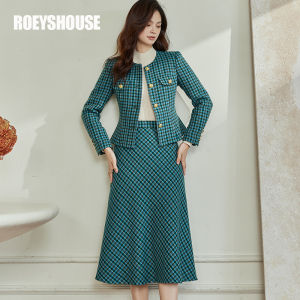 Roey s house | Elegant Rich Style Winter Womens Suit Two-piece