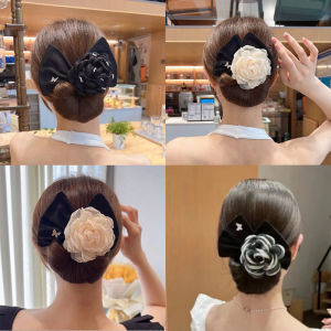 GIVA High Quality Korean Style Deft Bun Wire Bow Curler Printing Magic Clip Twist Simple Curler Hair Accessories