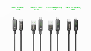 AIDOGA DC-417 Auto Power Off Data Cable Charging Cable Auto Off Cable Fast Charging Cable 1.2M Length AIDOGA Cable