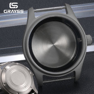 New 36mm 39mm Titanium Alloy Pilot Watch Case 20BAR Glass Back Solid Back for NH34 NH35 NH38 NH70 PT5000 ETA2824 AR Sapphire