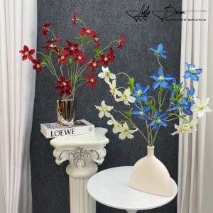 5-10 Cành Thủy Tiên Chùm Gân 3D 3n Thuỷ Tiên Cổ Siêu Nét Trang Trí Nhà Cửa Sự Kiện. Hoa Lụa LyLy Decor