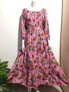 HOMEY DRESS JUMBO/CANDA LONG DRESS/GAMIS LENGAN PANJANG