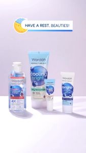 WARDAH Perfect Bright Series | Creamy Foam Moisturizer Tone Up Peel Off Powder Micellar BB