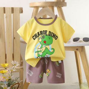 Tagkita | Cotton Cartoon Stylish Short Sleeve Set