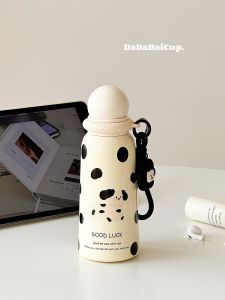 New 2025 Portable Stainless Steel Water Bottle High Aesthetic Value Ins Wind Coffee Cup Small Size for Women Travel Thermos