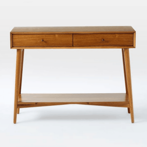 Nordic Style Solid Wood Hall Table Modern Simple Living Room Partition Entrance Desk Storage Table Wooden Frame Spray Painted